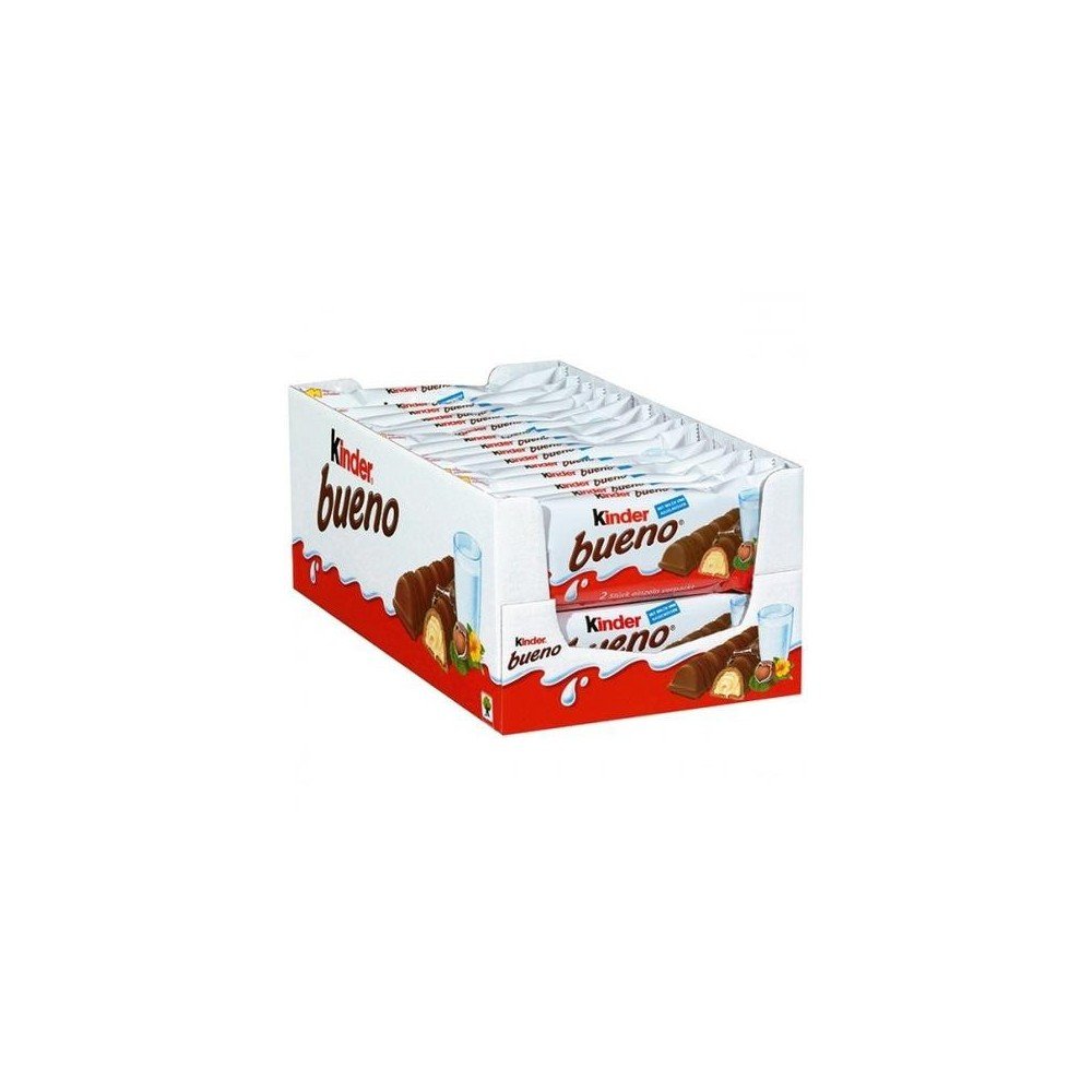 kinder bueno chocolatina caja con 30 unidades